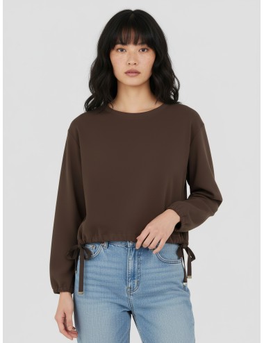 Camiseta manga larga Herno en marrón para mujer - MARFRANC