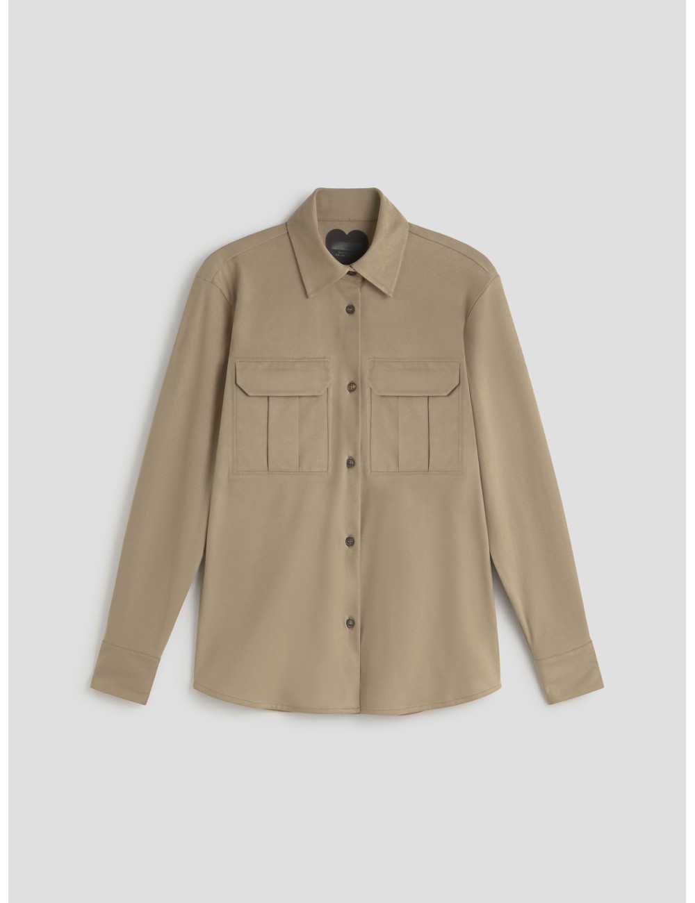 Camisa militar Nabucco de RRD en color tabacco para mujer - MARFRANC Camisa militar Nabucco de RRD en color tabacco para mujer - MARFRANC