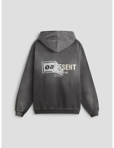 Sudadera Represent x Oasis en color negro teñido - MARFRANC