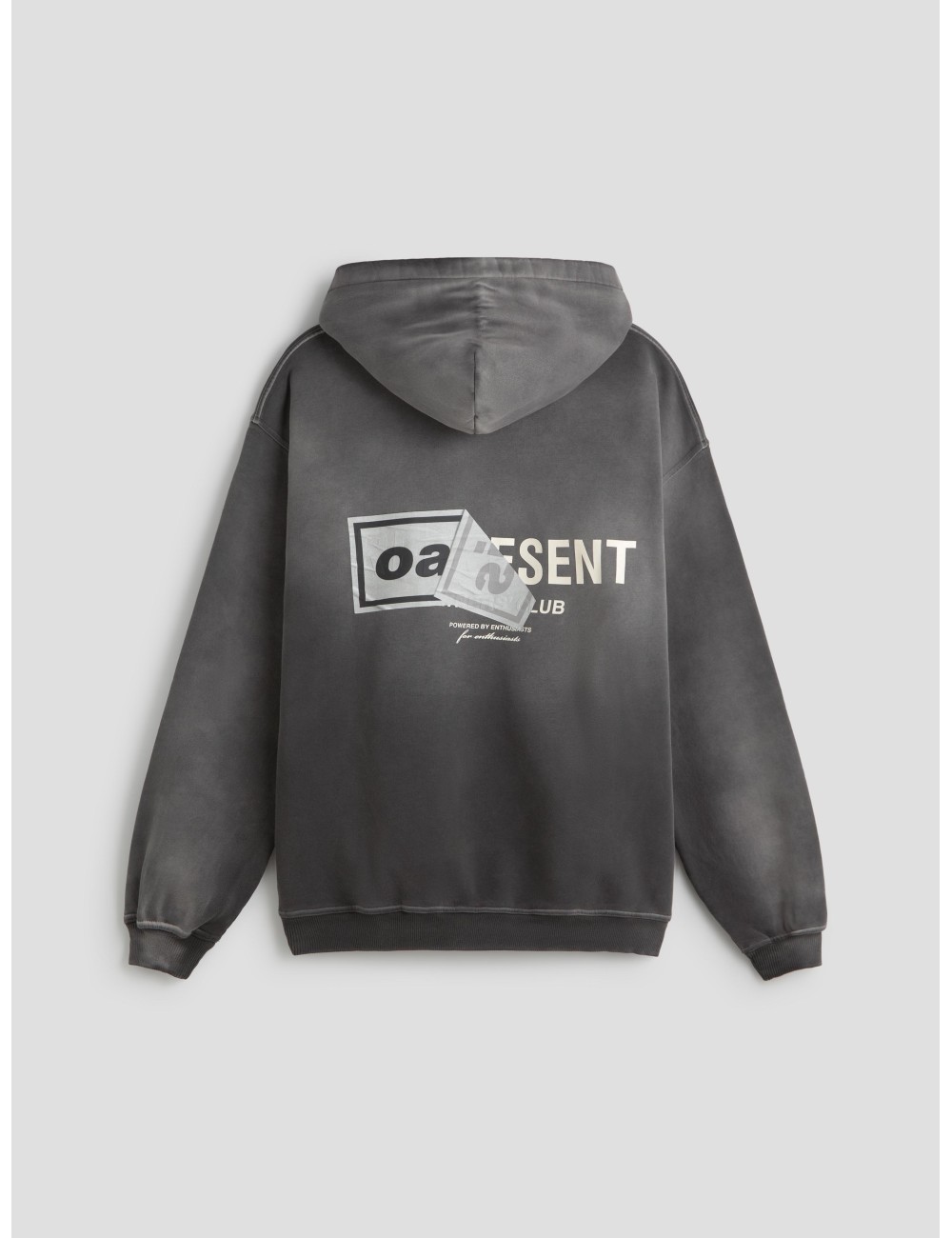 Sudadera Represent x Oasis en color negro teñido - MARFRANC Sudadera Represent x Oasis en color negro teñido - MARFRANC