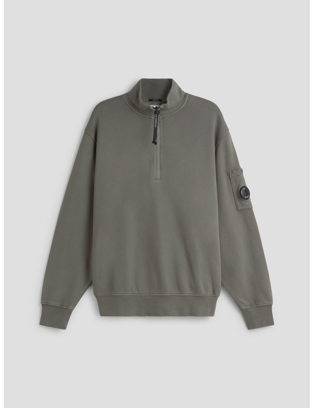 Sudadera de media cremallera C.P. Company en verde, diseñada para hombre - MARFRANC Sudadera de media cremallera C.P. Company en verde, diseñada para hombre - MARFRANC