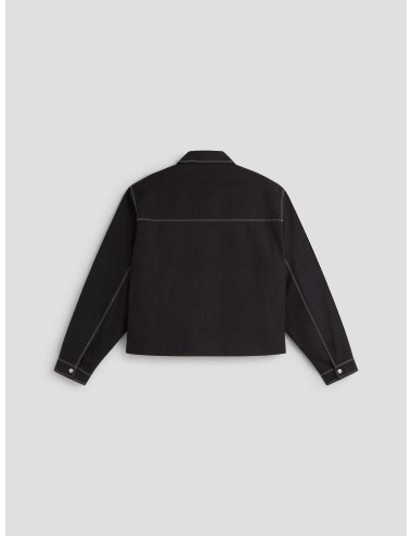 Chaqueta BAY JACKET negra de CARRER para hombre, confeccionada en 100% algodón - MARFRANC