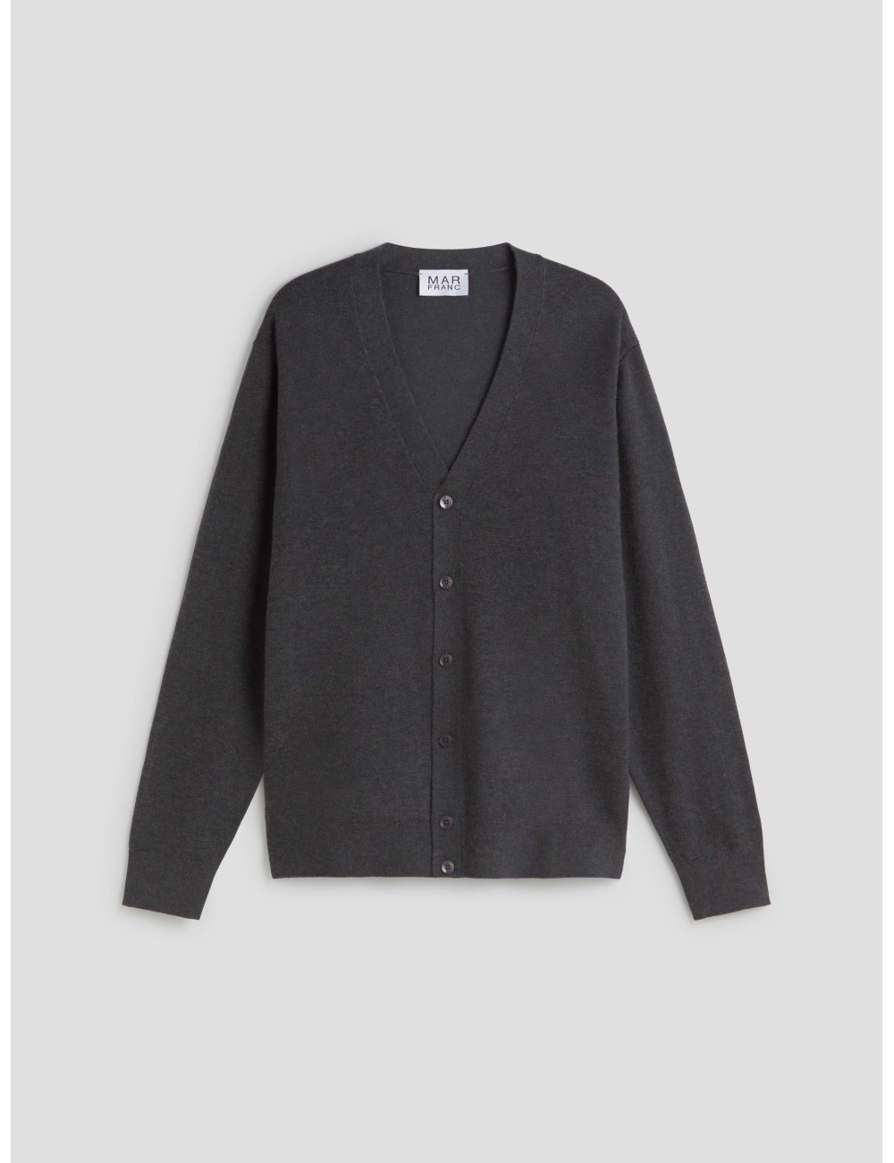 Cardigan de hombre en color gris de MARFRANC Cardigan de hombre en color gris de MARFRANC