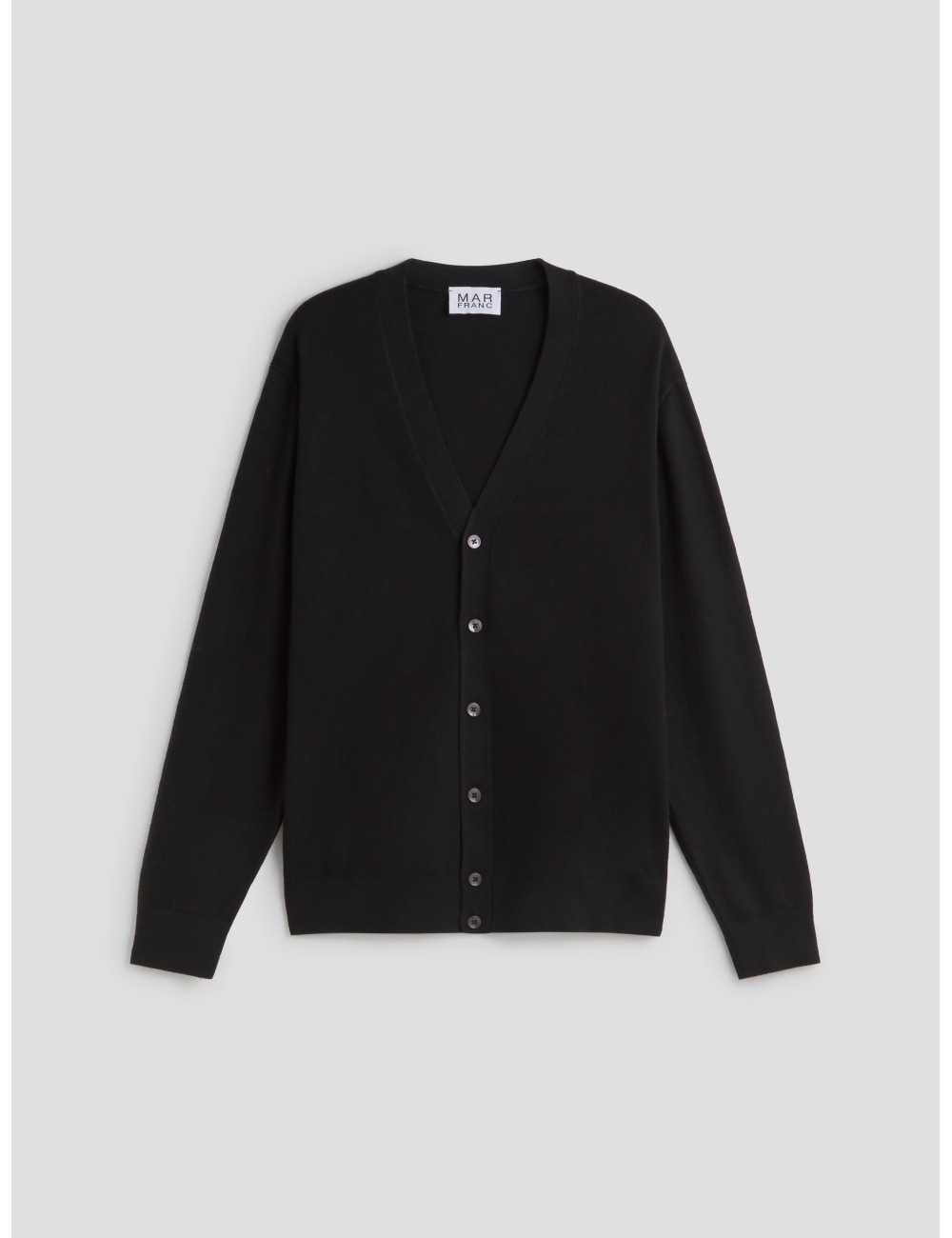 Cardigan de hombre en color negro de MARFRANC Cardigan de hombre en color negro de MARFRANC
