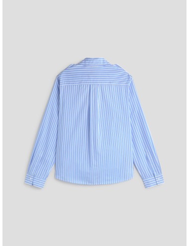 Camisa de rayas azules y blancas Igold de Essentiel Antwerp para mujer - MARFRANC