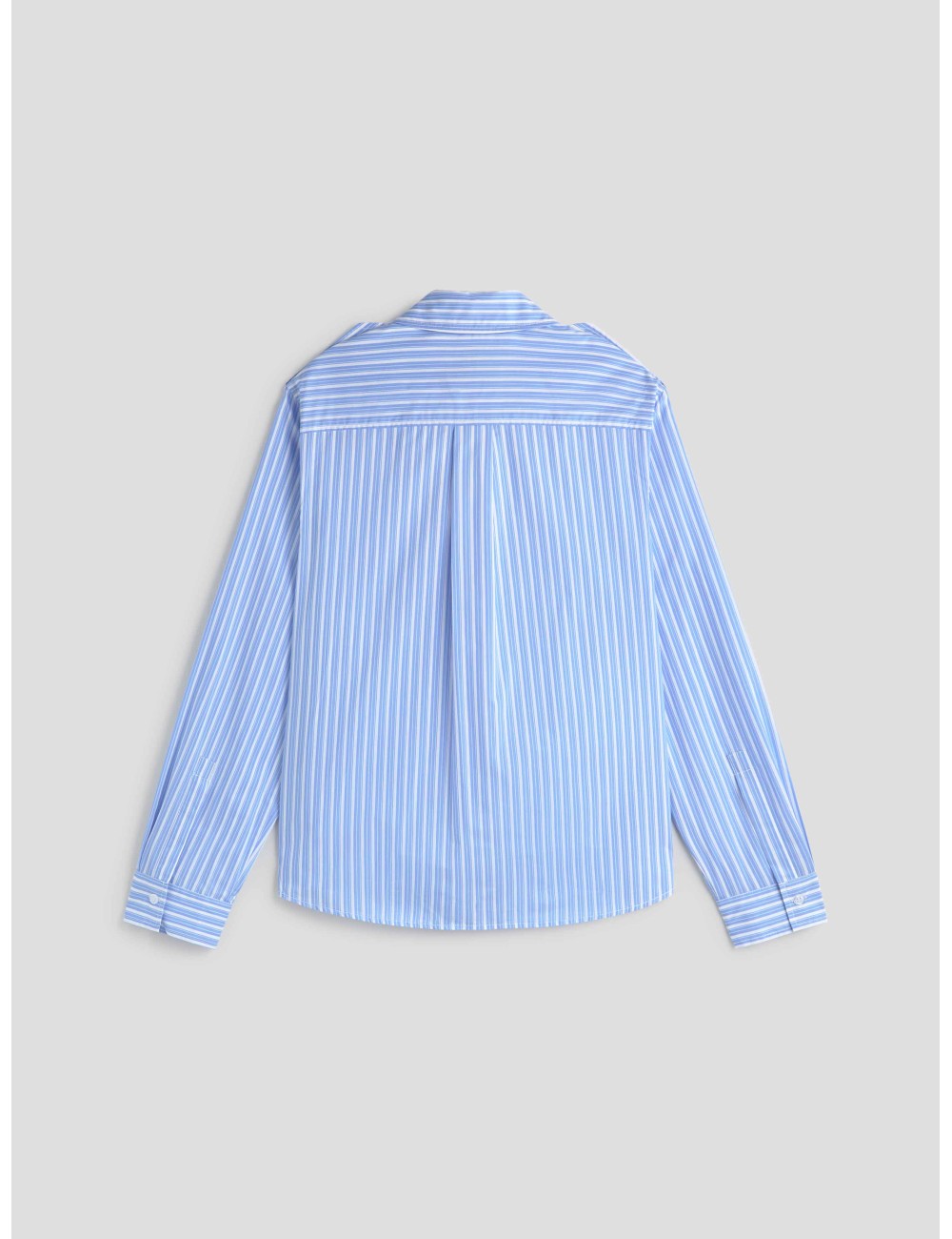 Camisa de rayas azules y blancas Igold de Essentiel Antwerp para mujer - MARFRANC Camisa de rayas azules y blancas Igold de Essentiel Antwerp para mujer - MARFRANC