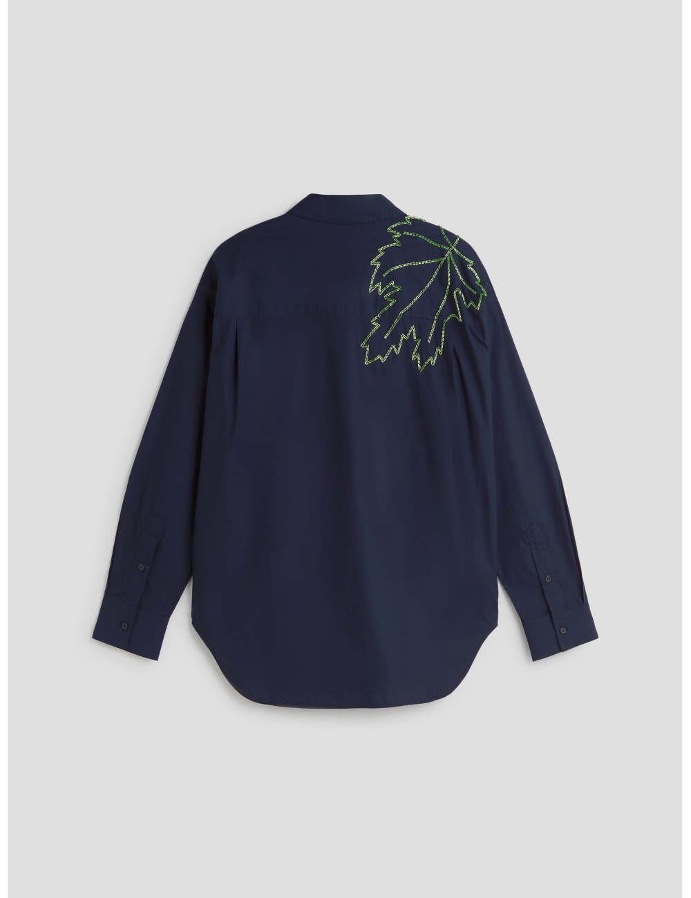 Camisa oversize Illegal de Essentiel Antwerp en color navy para mujer - MARFRANC Camisa oversize Illegal de Essentiel Antwerp en color navy para mujer - MARFRANC