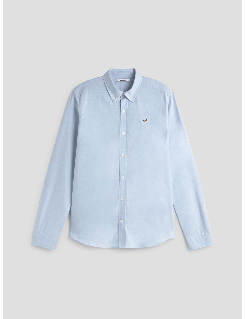 Camisa BD Shirt Duck de Edmmond Studios en azul claro para hombre, confeccionada en 100% algodón - MARFRANC Camisa BD Shirt Duck de Edmmond Studios en azul claro para hombre, confeccionada en 100% algodón - MARFRANC