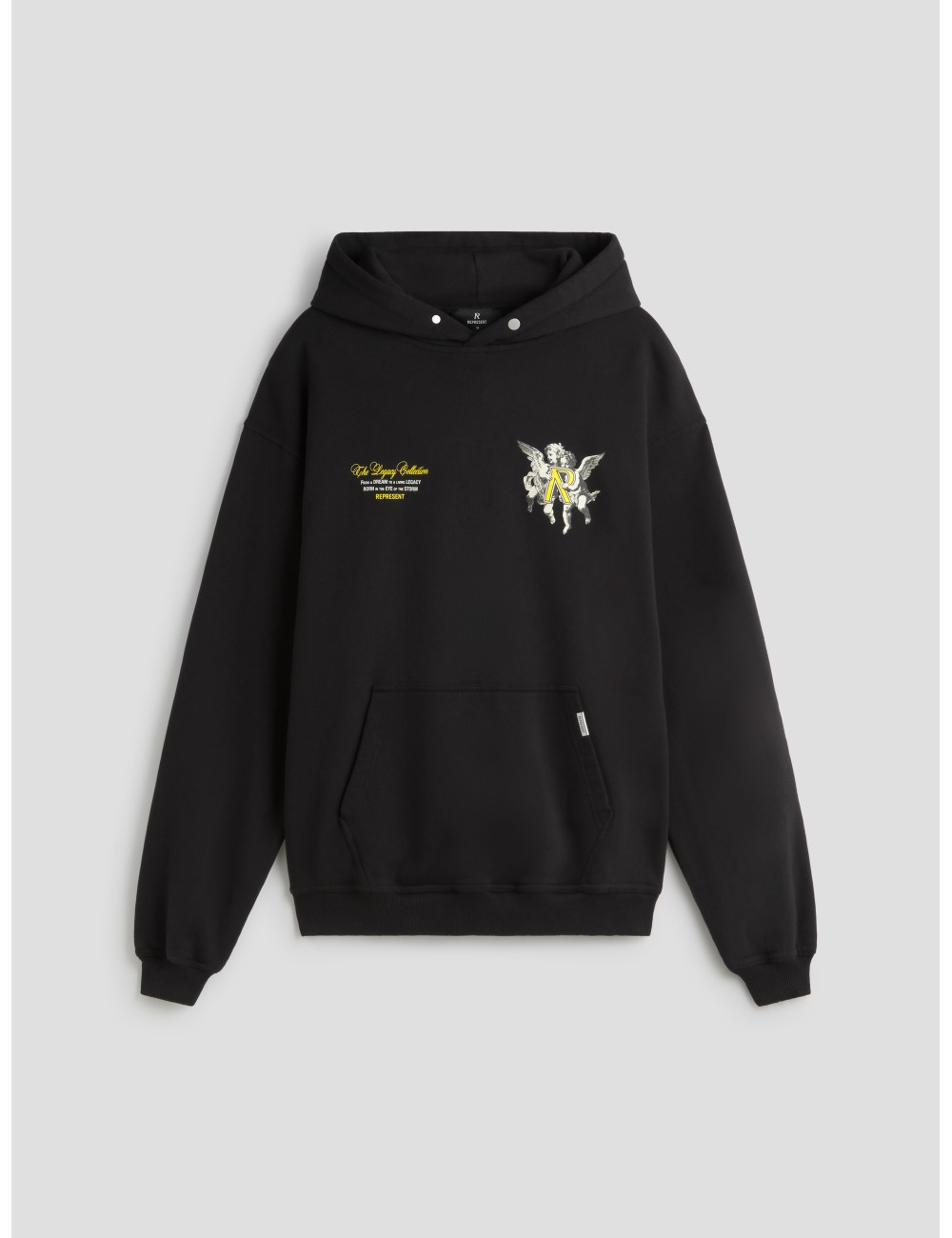 Sudadera con capucha Legacy Cherbus de Represent en color negro para hombre - MARFRANC Sudadera con capucha Legacy Cherbus de Represent en color negro para hombre - MARFRANC