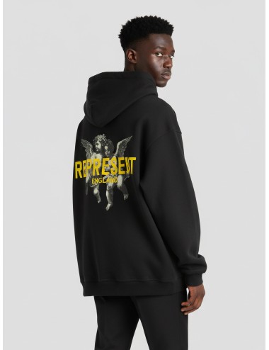 Sudadera con capucha Legacy Cherbus de Represent en color negro para hombre - MARFRANC