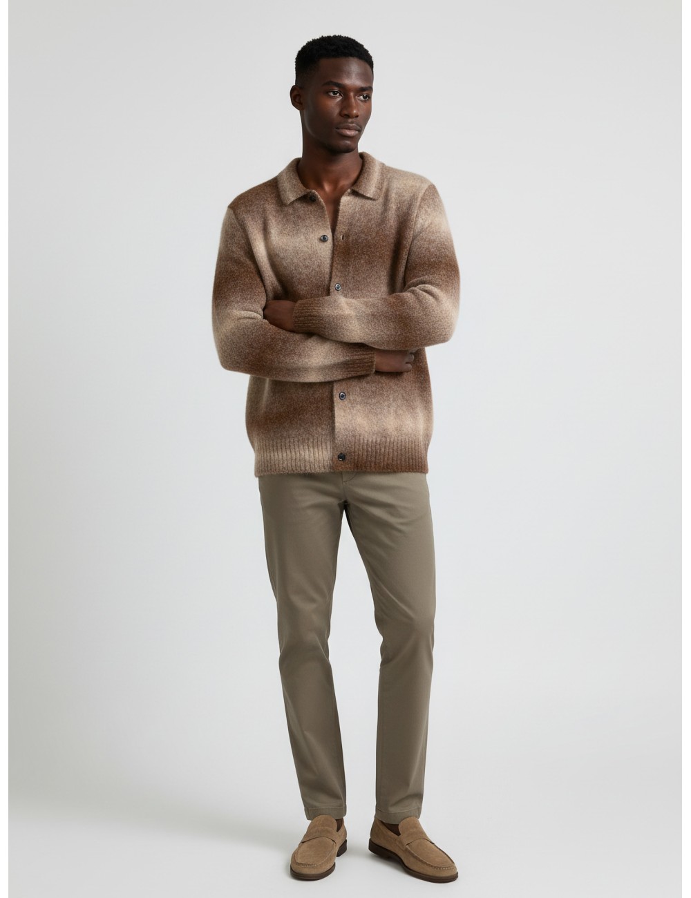 Jersey ALFIE de NN.07 en color camel para hombre - MARFRANC Jersey ALFIE de NN.07 en color camel para hombre - MARFRANC