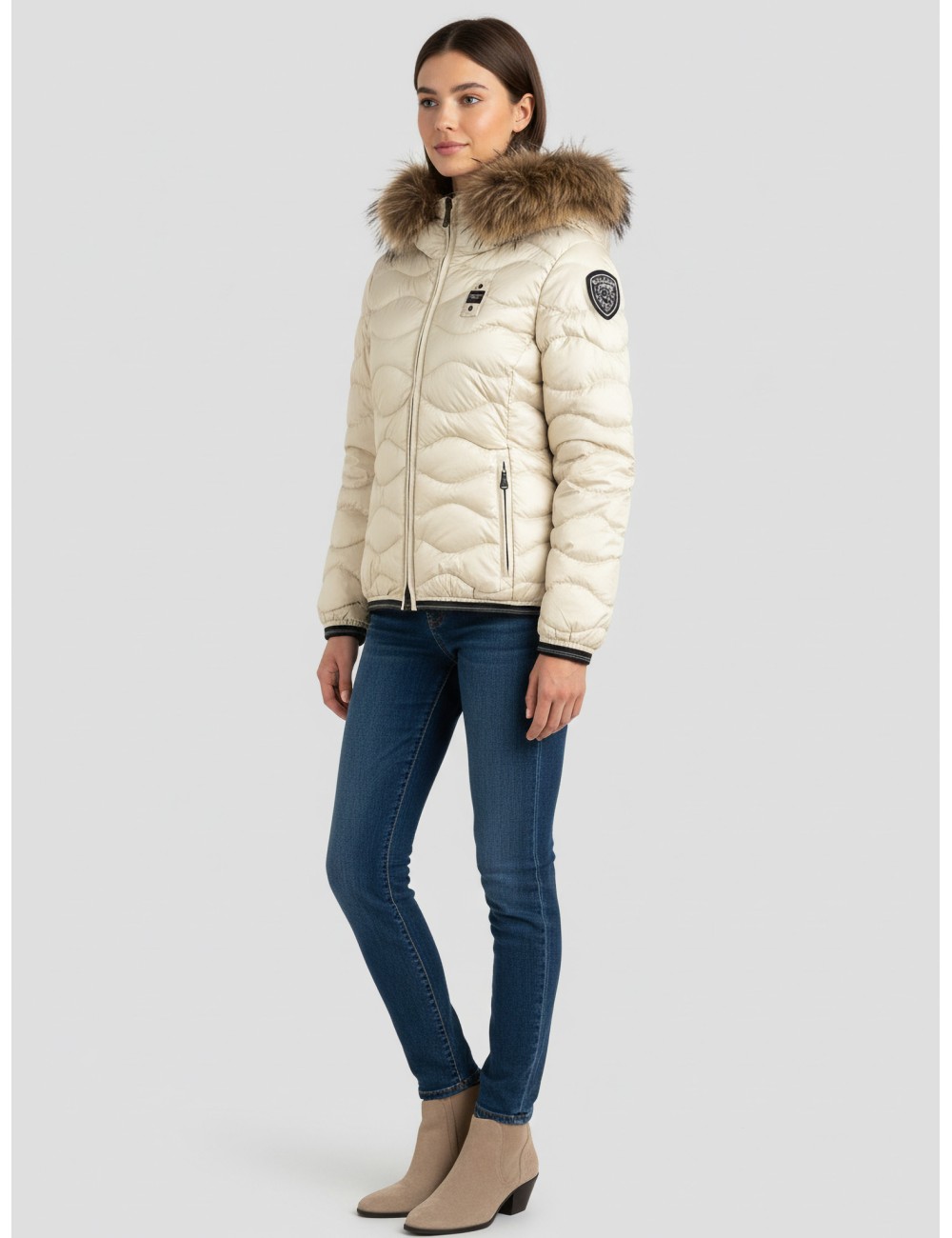 Plumífero ALDIE de Blauer en color blanco, diseñado para mujer - MARFRANC Plumífero ALDIE de Blauer en color blanco, diseñado para mujer - MARFRANC