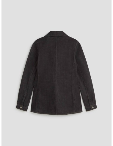 Chaqueta Garry de mujer en denim negro crudo de Soeur - MARFRANC