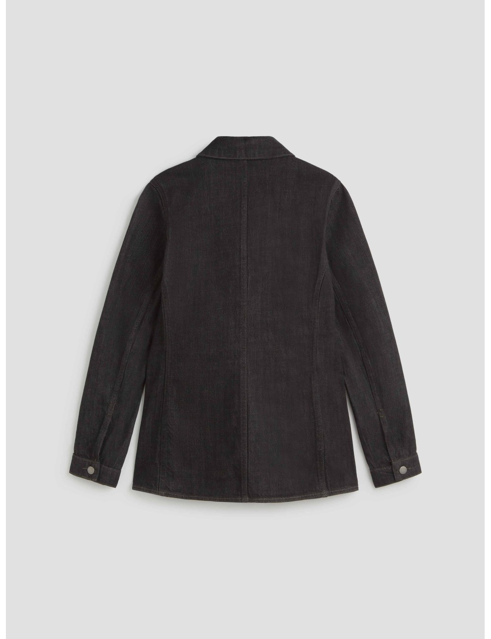 Chaqueta Garry de mujer en denim negro crudo de Soeur - MARFRANC Chaqueta Garry de mujer en denim negro crudo de Soeur - MARFRANC