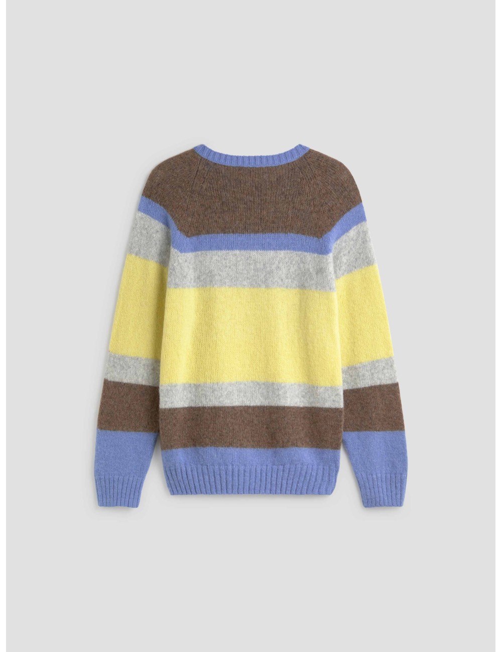 Jersey EDMMOND Striped Glasgow para hombre en multicolor, con rayas en tonos amarillo, azul y marrón - MARFRANC Jersey EDMMOND Striped Glasgow para hombre en multicolor, con rayas en tonos amarillo, azul y marrón - MARFRANC