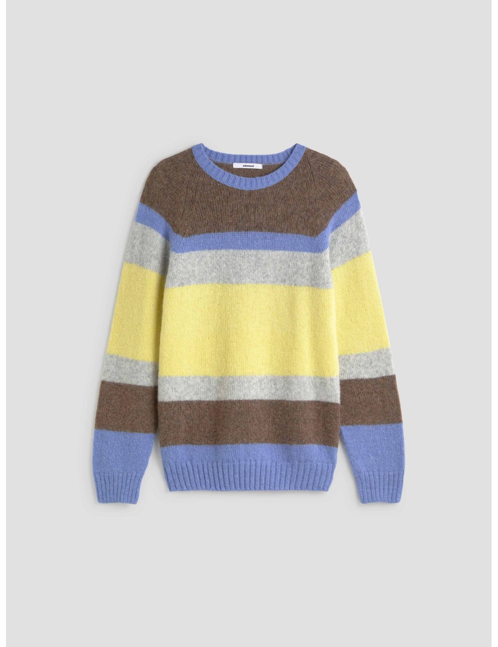 Jersey EDMMOND Striped Glasgow para hombre en multicolor, con rayas en tonos amarillo, azul y marrón - MARFRANC Jersey EDMMOND Striped Glasgow para hombre en multicolor, con rayas en tonos amarillo, azul y marrón - MARFRANC