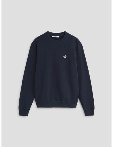 Sudadera clásica DUCK PATCH de Edmmond en color navy para hombre - MARFRANC