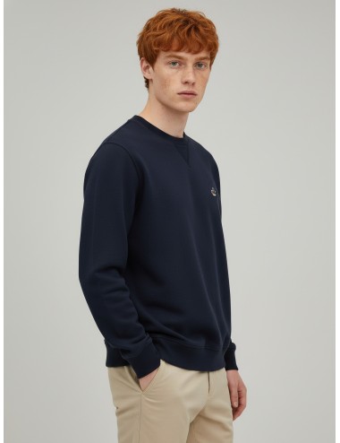 Sudadera clásica DUCK PATCH de Edmmond en color navy para hombre - MARFRANC