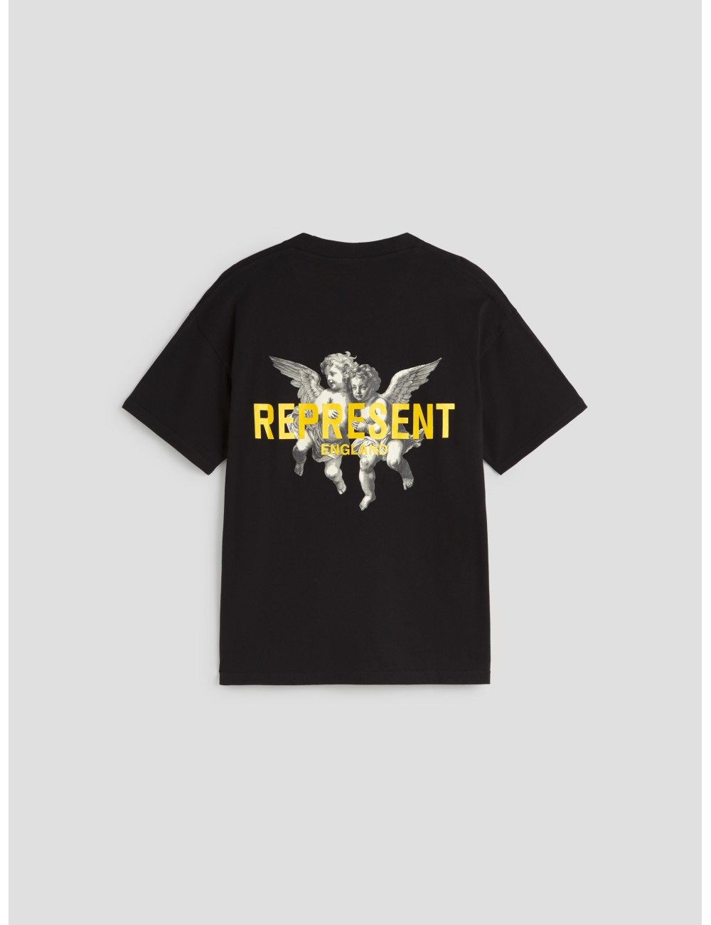 Camiseta Legacy Cherubs de Represent en color negro para hombre, combinando estilo urbano y comodidad premium - MARFRANC Camiseta Legacy Cherubs de Represent en color negro para hombre, combinando estilo urbano y comodidad premium - MARFRANC