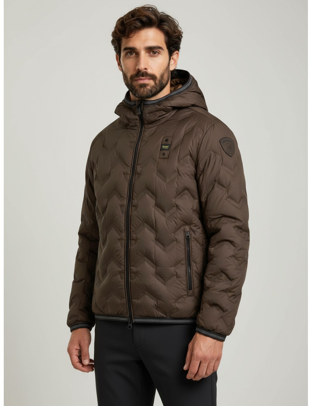 Chaquetón Piery de Blauer en marrón oscuro para hombre - MARFRANC Chaquetón Piery de Blauer en marrón oscuro para hombre - MARFRANC