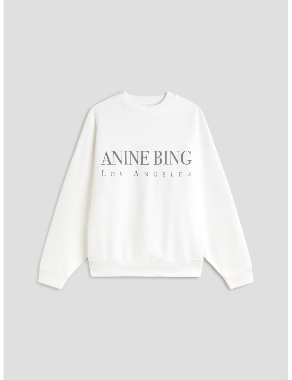 Sudadera Jaci Sweatshirt Los Angeles en color ivory de Anine Bing, diseñada para mujer - MARFRANC Sudadera Jaci Sweatshirt Los Angeles en color ivory de Anine Bing, diseñada para mujer - MARFRANC
