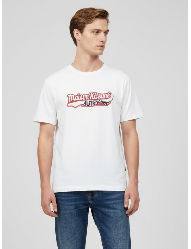 Camiseta Autry & Maison Kitsuné TSPX en blanco para hombre - MARFRANC