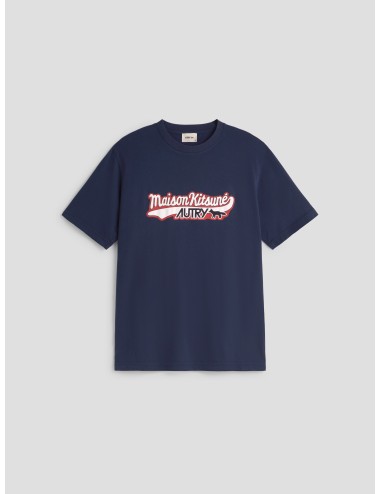 Camiseta Autry & Maison Kitsuné TSPX en azul para hombre - MARFRANC
