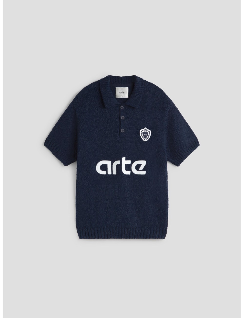 Polo de punto Football Knit de ARTE en azul para hombre - MARFRANC Polo de punto Football Knit de ARTE en azul para hombre - MARFRANC