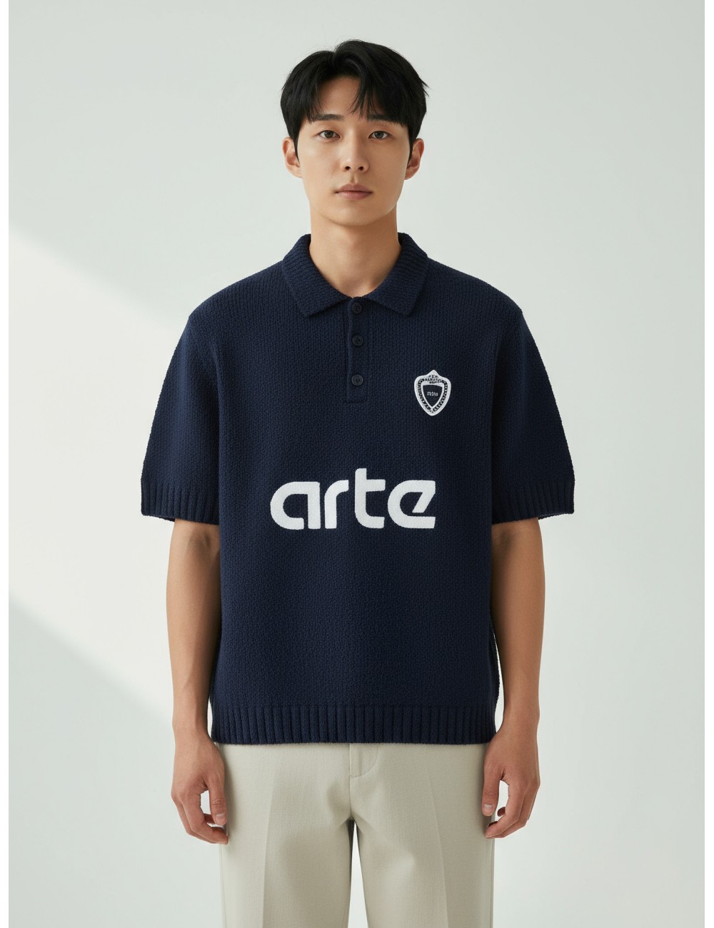 Polo de punto Football Knit de ARTE en azul para hombre - MARFRANC Polo de punto Football Knit de ARTE en azul para hombre - MARFRANC