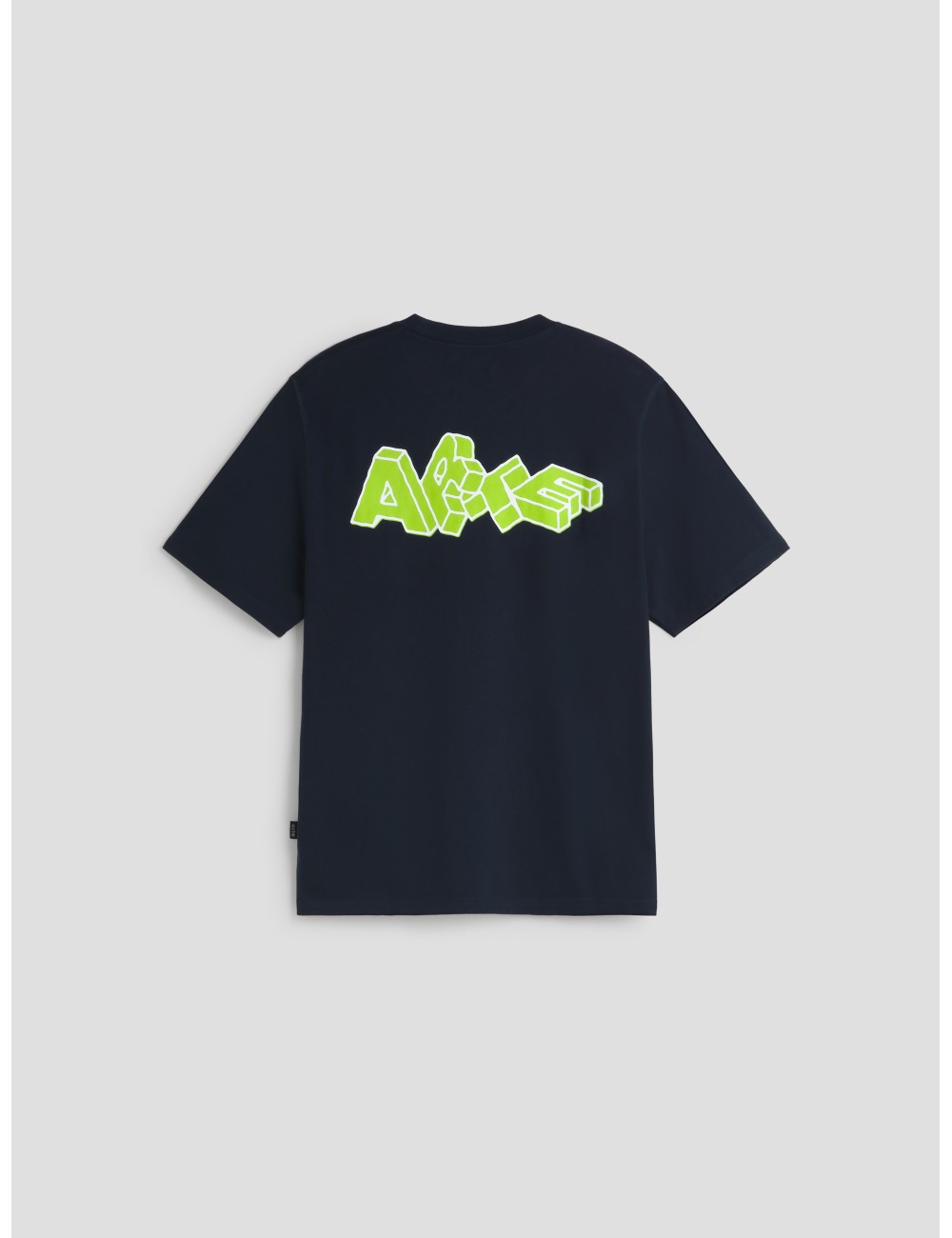 Camiseta Blocks Print de Arte en azul, confeccionada en algodón grueso para un acabado premium - MARFRANC Camiseta Blocks Print de Arte en azul, confeccionada en algodón grueso para un acabado premium - MARFRANC