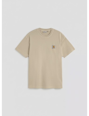 Camiseta Carhartt WIP Vista T-Shirt beige para hombre, algodón garment-dyed, estilo urbano funcional y premium - MARFRANC