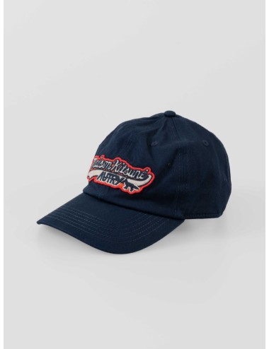 Gorra azul para hombre de la colaboración AUTRY & MAISON KITSUNÉ, modelo ACPU-MK3B - MARFRANC