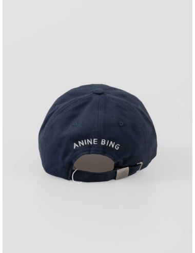 Gorra Jeremy Baseball Cap de Anine Bing en azul oscuro para mujer, un básico elegante y versátil - MARFRANC
