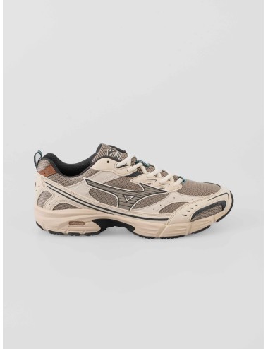 Mizuno MXR D1GA256202 hombre en malla técnica beige y sintético, suela EVA multicapas diseño japonés retro - MARFRANC