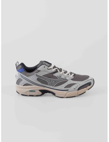 Mizuno MXR D1GA256201 hombre en malla técnica gris/azul y nobuck sintético, suela EVA multicapas diseño japonés - MARFRANC