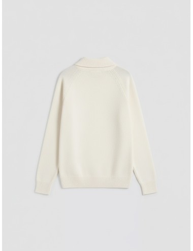Experimenta la sofisticación contemporánea con el Arte All Together Cardigan AW25-233K en color cream para hombre - MARFRANC