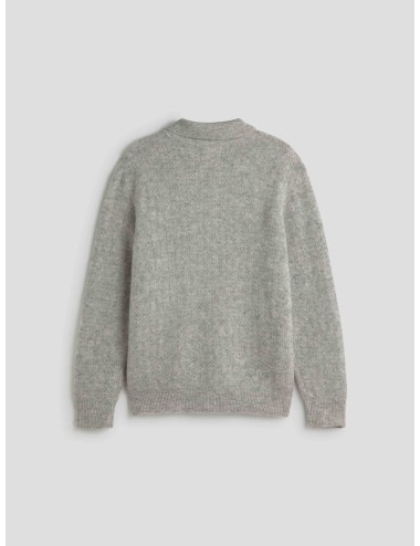 Polo NN.07 ALFIE off white para hombre, mezcla de alpaca y lana italiana, estilo elegante y contemporáneo - MARFRANC