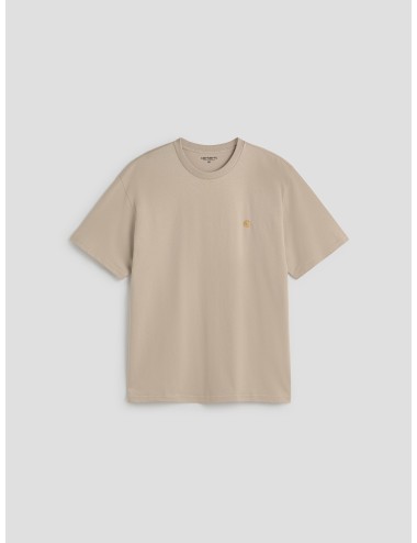 Camiseta CHASE de Carhartt en color beige, diseñada para hombre - MARFRANC