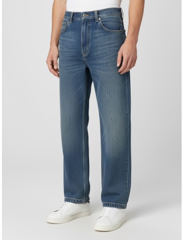 Pantalón Carhartt WIP Brandon Pant denim para hombre, 100% algodón, corte recto y holgado, estilo urbano y funcional - MARFRANC