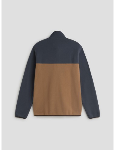 Suéter polar Patagonia marrón para hombre, tejido Synchilla reciclado, diseño Snap-T, estilo técnico y sostenible - MARFRANC