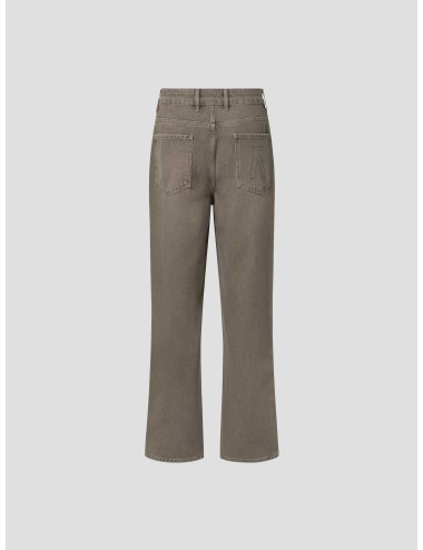 Pantalón Represent Baggy Denim color olive para hombre, 100% algodón, corte ancho vintage, estilo urbano premium - MARFRANC