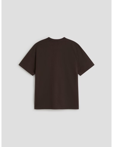 Camiseta Carhartt Chase Tabacco para hombre, 100% algodón, logo bordado, estilo urbano relajado y auténtico - MARFRANC