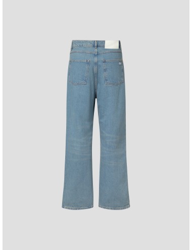 Pantalón Lacoste HH5661 denim azul para hombre, 100% algodón, corte loose fit, estilo deportivo MARFRANC