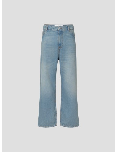 Pantalón Lacoste HH5661 denim azul para hombre, 100% algodón, corte loose fit, estilo deportivo MARFRANC
