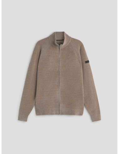 Suéter RRD Tabacco para hombre, cuello alto con cremallera, tejido técnico elástico, estilo casual MARFRANC