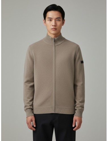 Suéter RRD Tabacco para hombre, cuello alto con cremallera, tejido técnico elástico, estilo casual MARFRANC