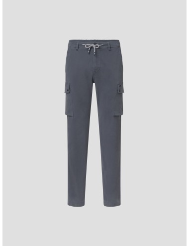 Pantalón Mason’s Chileat azul para hombre, mezcla de modal y algodón elástico, estilo elegante y versátil MARFRANC