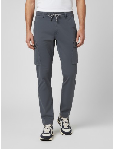 Pantalón Mason’s Chileat azul para hombre, mezcla de modal y algodón elástico, estilo elegante y versátil MARFRANC