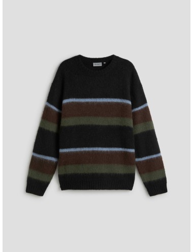 Suéter Carhartt Merton multicolor para hombre, mezcla de alpaca y nailon, diseño jacquard moderno MARFRANC