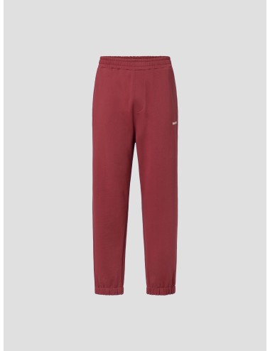 Pantalones Barrow vino para hombre, 100% algodón, logo frontal y patch smile trasero, estilo urbano MARFRANC